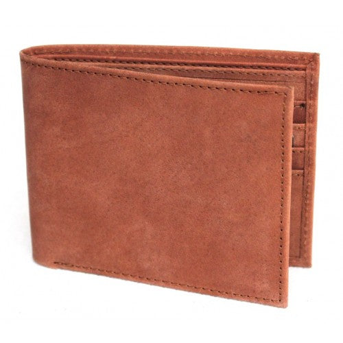 RFID Full Grain Cow Hide Hunter Leather Wallet. Style 12050 Hide & Chic